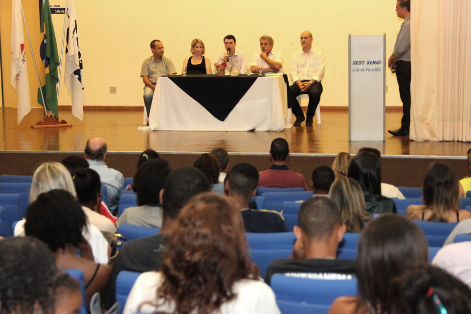 Unidade de Juiz de Fora realiza cerimnia de abertura de Programa pioneiro no pas, o PRONATEC APRENDIZ
