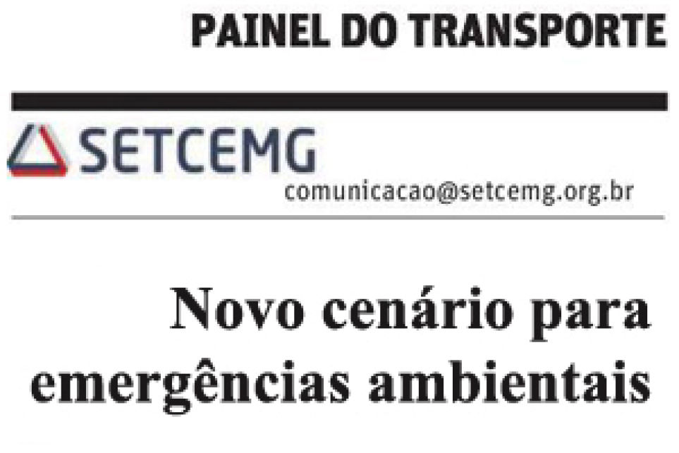 Novo cenrio para emergncias ambientais	