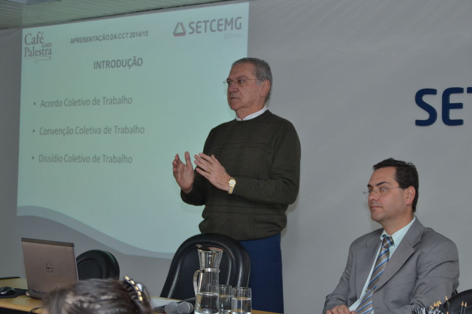 Setcemg aborda a nova CCT no Caf com Palestra 