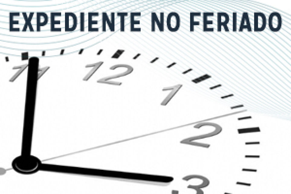 Expediente do Setcemg no feriado da Proclamao da Repblica