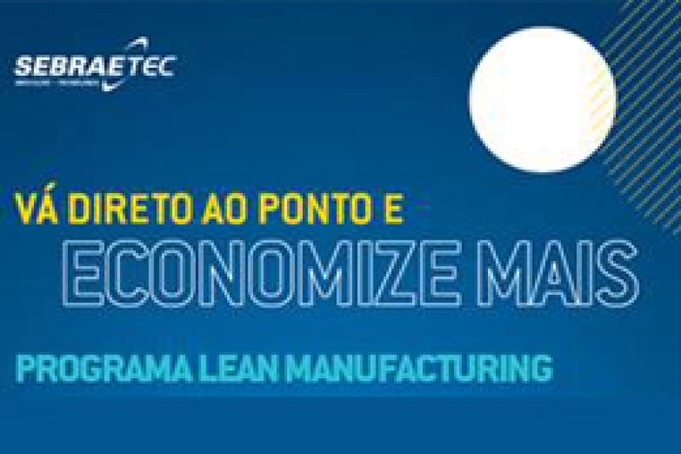 PROGRAMA LEAN MANUFACTURING: V direto ao ponto e economize mais
