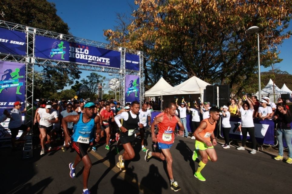Hoje  o ltimo dia para se inscrever no Circuito Sest Senat de Caminhada e Corrida de Rua de Belo Horizonte 