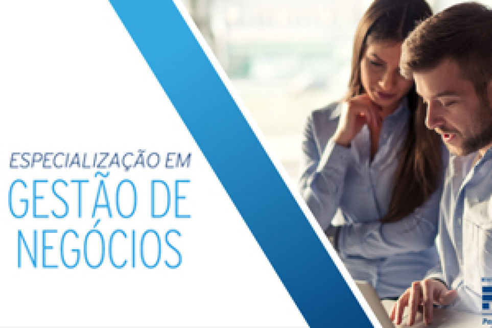 ESTO ABERTAS AS INSCRIES PARA A ESPECIALIZAO EM GESTO DE NEGCIOS EM BH