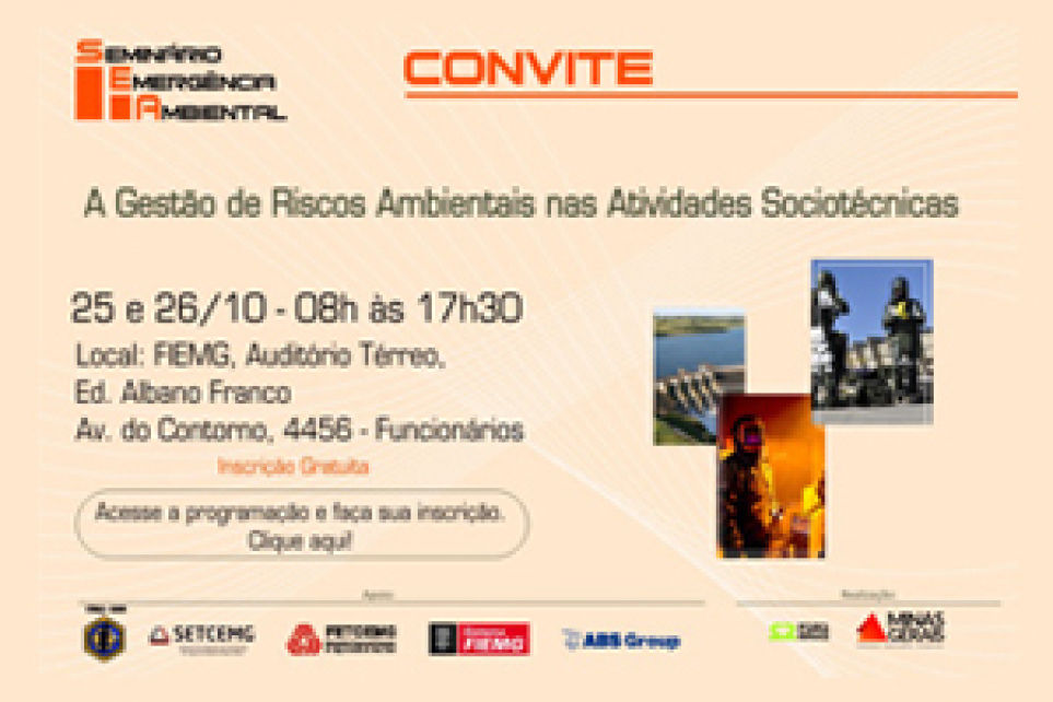 Seminrio aborda gesto de riscos ambientais