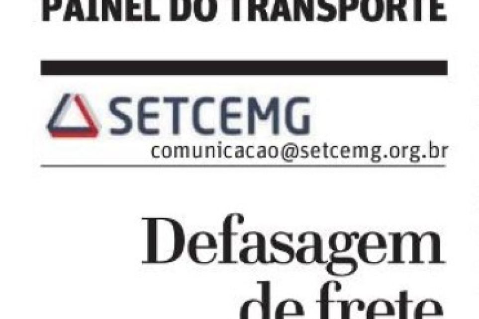 Painel do Transporte - Defasagem de frete