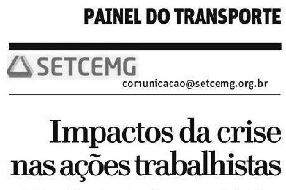 Impactos da crise nas aes trabalhistas