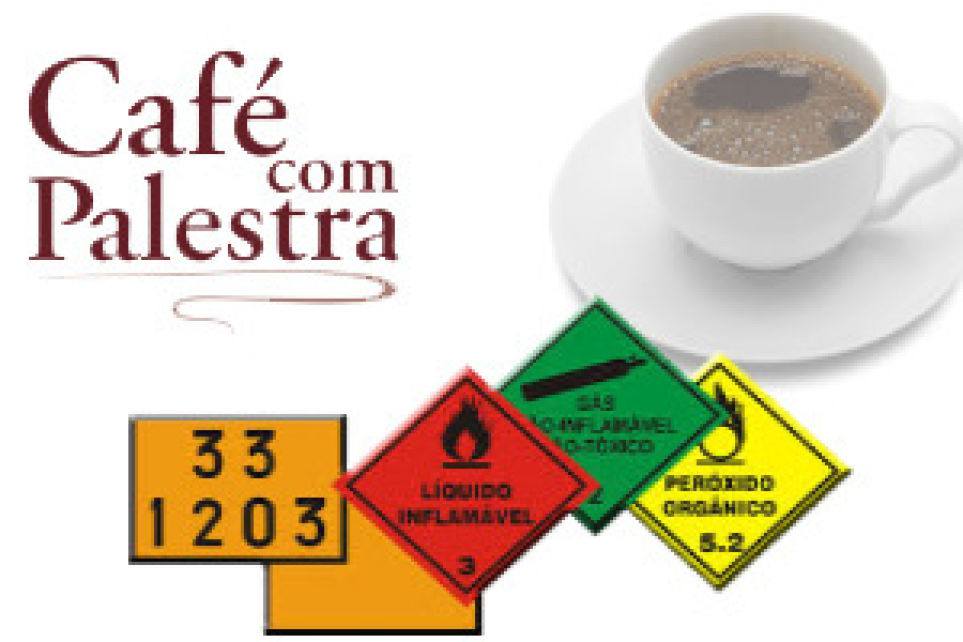 Caf com Palestra discutir o atendimento a Emergncias  no Transporte de Cargas Perigosas