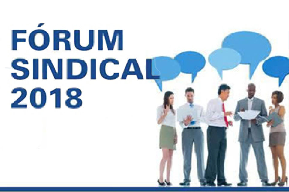 GARANTA a SUA VAGA NO FRUM SINDICAL 2018