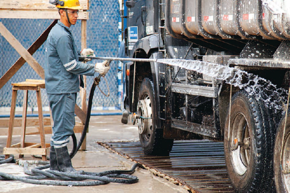 Empresas de transporte fazem uso inteligente da gua
