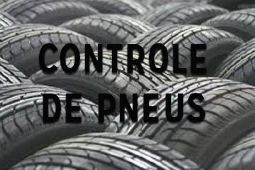Controle de pneus ser discutido em junho
