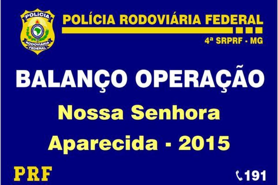 Balano do fim de semana prolongado nas rodovias federais de Minas Gerais