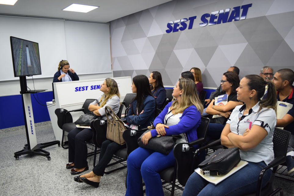 GT RH do Setcemg faz visita tcnica ao Sest Senat Contagem