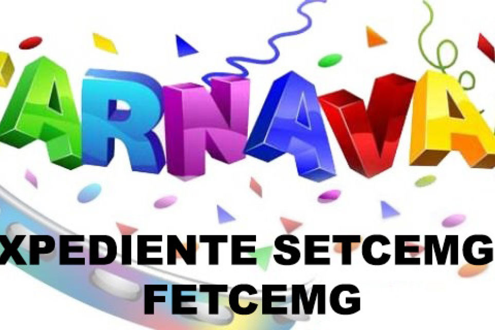 Expediente das entidades durante o Carnaval