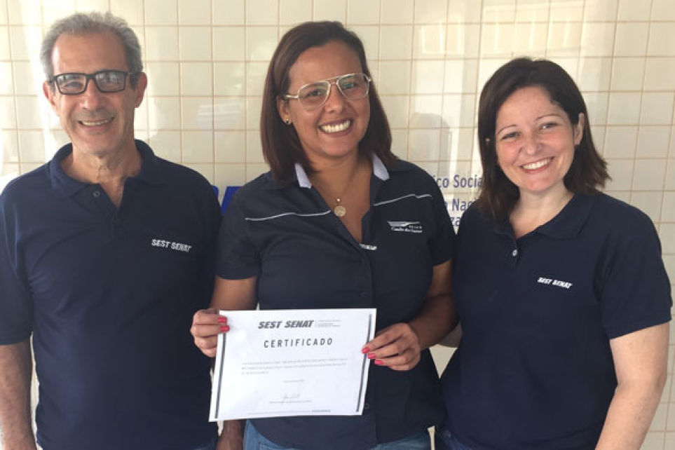 Qualificao do Sest Senat ajuda profissional a conquistar promoo no trabalho