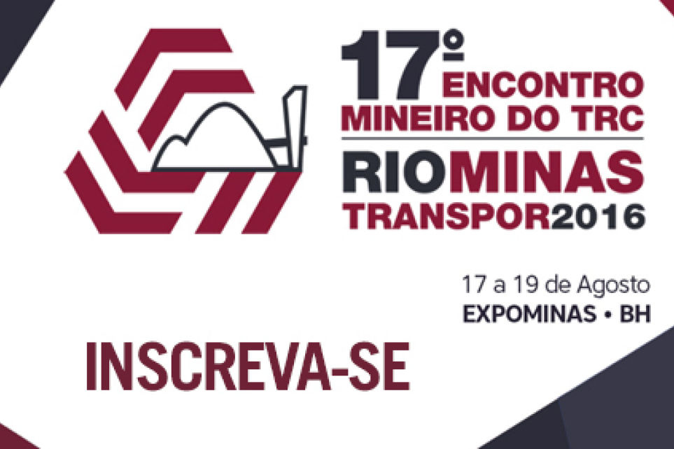 Vem a o 17 EMTRC e RIOMINASTRANSPOR 2016