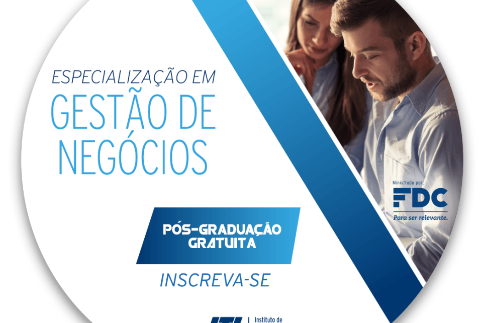 Esto abertas as inscries para a Especializao em Gesto de Negcios