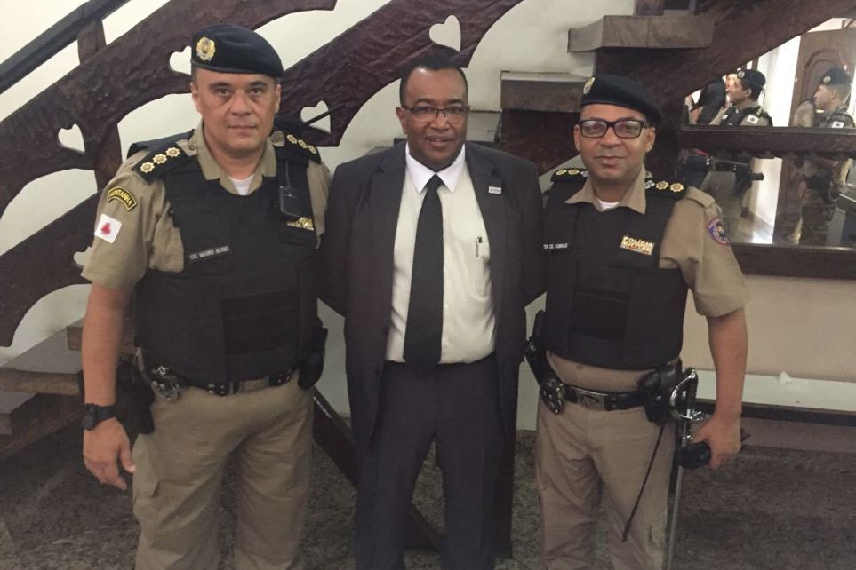 Fetcemg e Setcemg participam de cerimnia da PMMG