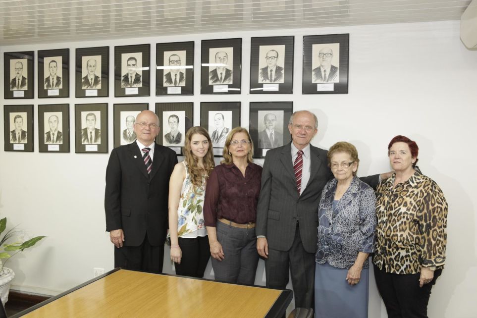 Ulisses Martins na galeria de presidentes do Setcemg
