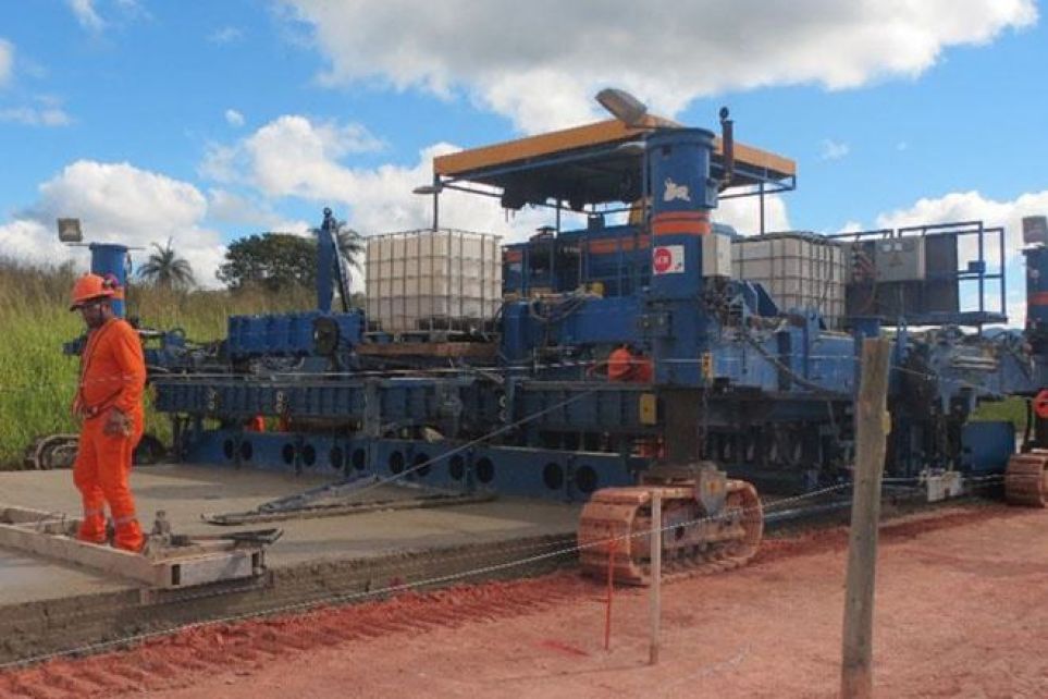 Obras no lote 7 da BR-381 esto 46% concludas 