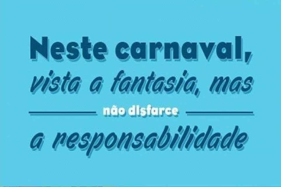 Carnaval com responsabilidade  tema de campanha do Sest Senat de Patos de Minas
