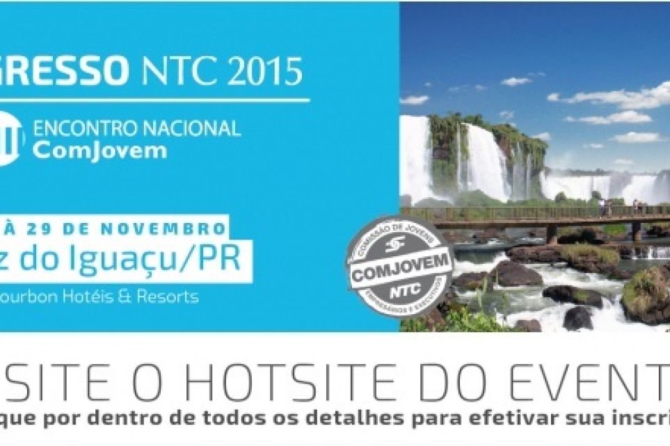 Confira o site do Congresso NTC 2015 e do VIII Encontro Nacional ComJovem