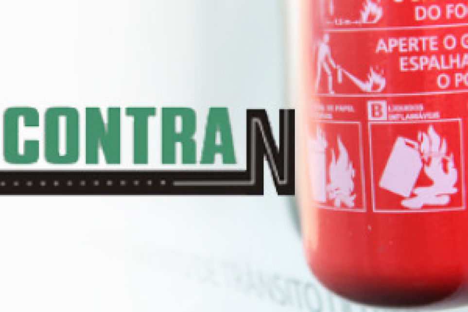 Contran muda prazo para aquisio do extintor ABC