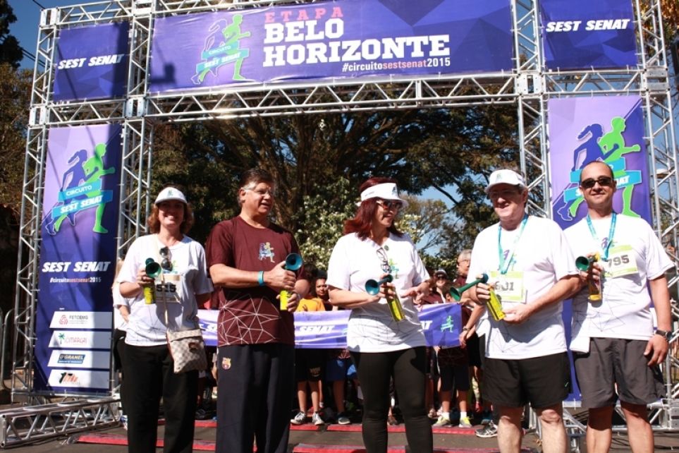Mais de 6 mil pessoas participaram do Circuito Sest Senat de Caminhada e Corrida de Rua de Belo Horizonte