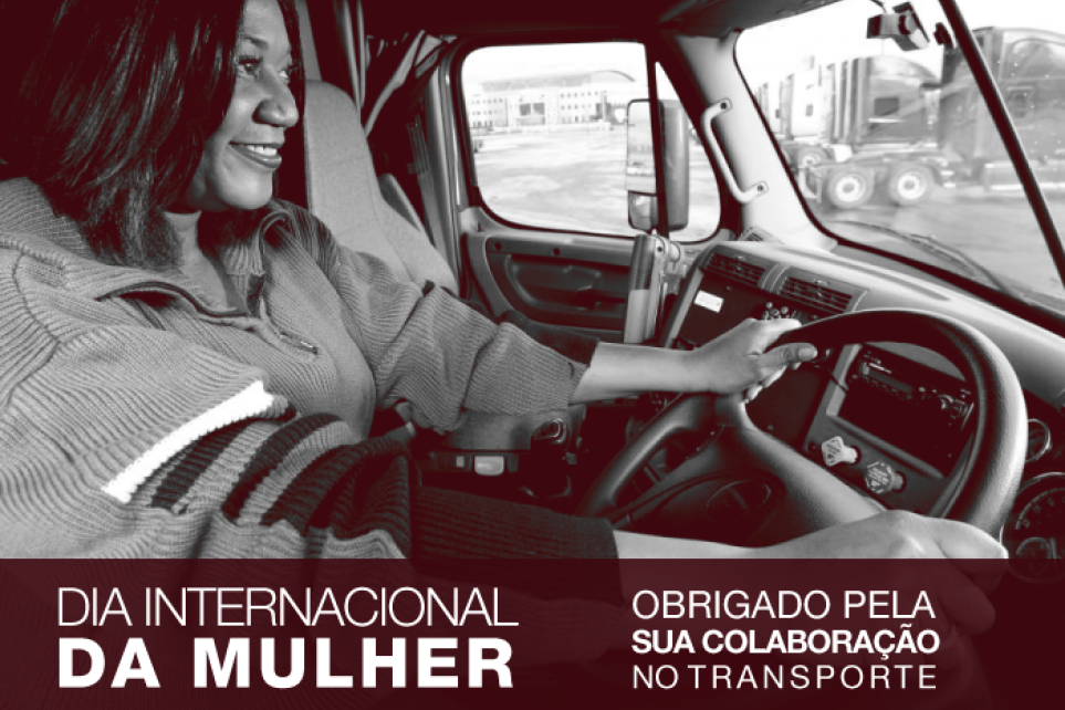 Transportadoras e entidades homenageiam as mulheres