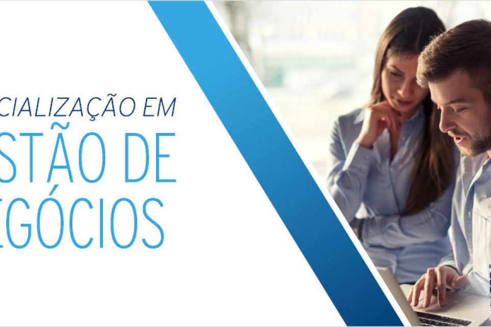Inscreva-se no programa de especializao em Gesto de Negcios