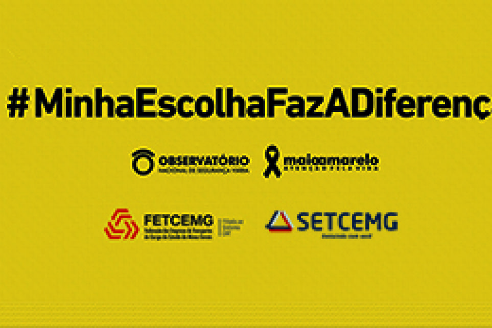 Fetcemg e Setcemg apoiam o Maio Amarelo