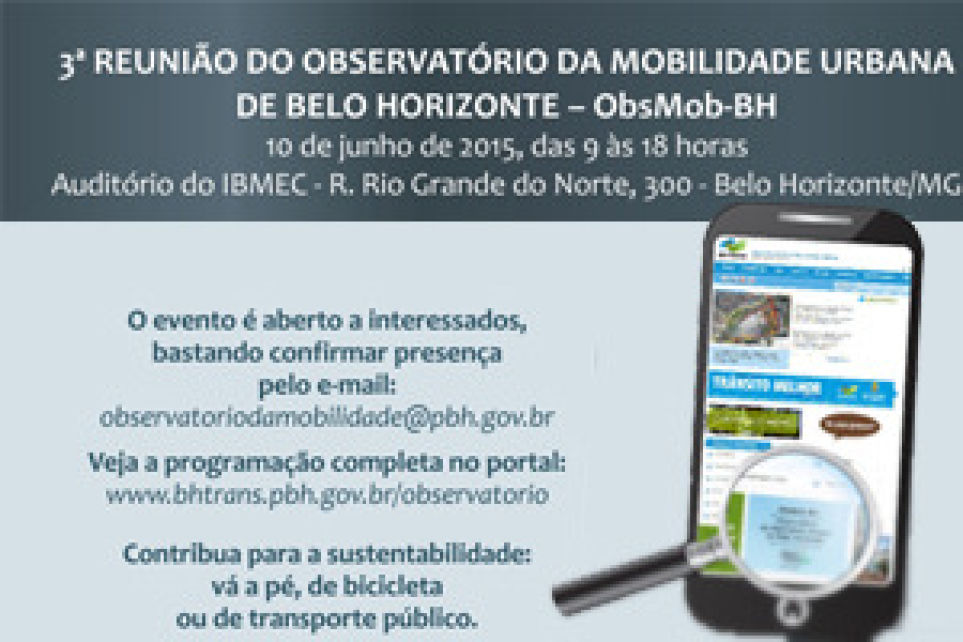 Observatrio da Mobilidade Urbana de Belo Horizonte se rene em junho