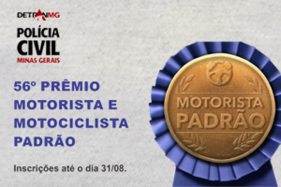 Ainda d tempo de se inscrever no Prmio Motorista Padro