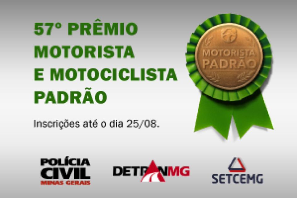 Ainda d tempo de se inscrever no Prmio Motorista Padro