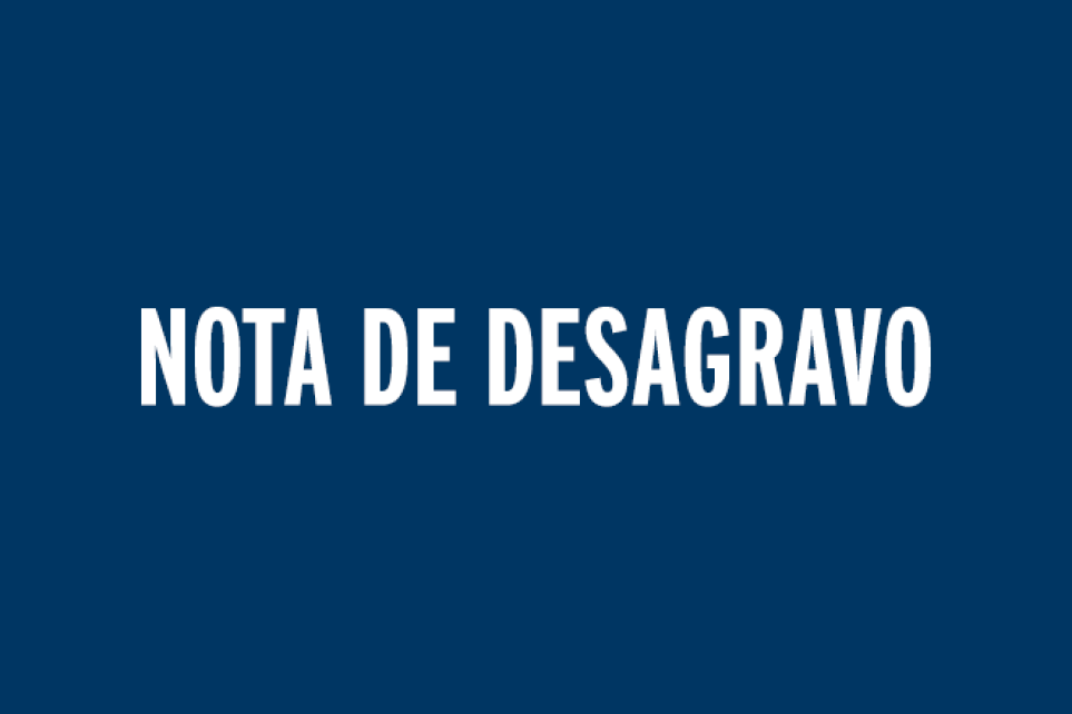 NOTA DE REPDIO E DE DESAGRAVO