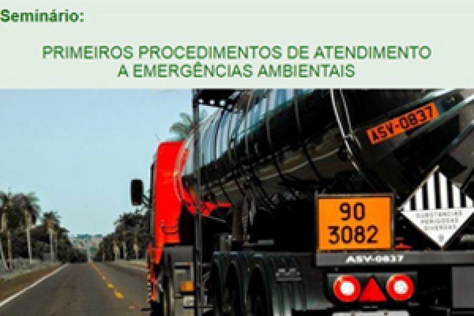 ltimas vagas para o seminrio sobre procedimentos operacionais em atendimento a emergncias ambientais