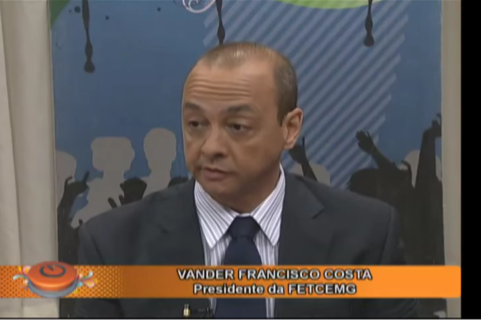 Vander Costa, presidente da Fetcemg, participa de debate sobre custos do transporte na TV Horizonte